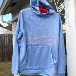 Adidas  Logo Hoodie Sweatshirt Light Blue L Photo 0