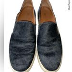 Frye Gemma black calf hair/faux snake skin slip-on Photo 0