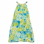 Lilly Pulitzer  Silk Sleeveless Sea Urchin Beaded Neck Maxi Dress size 2 Photo 7