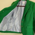 J.Crew  Green Picnic Tweed Comb Schoolboy Blazer Size 4 Photo 8