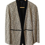 J. McLaughlin Chris Mclaughlin Gold/Black Long sleeve Dressy‎ Top Womens Size 10 Photo 0