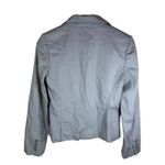 Club Monaco  Blazer Size 2 Gray Cotton Blend Pockets Buttoned Sleeve Cuff‎ Office Photo 6
