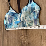 Lululemon  Speed Up Sun Dazed Multi Blue Racerback‎ Sports Bra Size 4 Photo 6