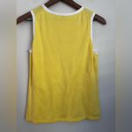 Real clothes light Yellow sleeveless knit top lightweight Cotton S White Photo 1
