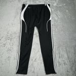 Adidas  Pants‎ Women Large Black Track Pants Lounge Climacool Workout Athleisure Photo 2