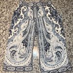 Alice + Olivia Paisley Wide Leg Graphic Patterned Drawstring Pants Lounge Comfy Photo 8