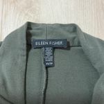 Eileen Fisher Dress XS/TP Olive Green Knit V Neck Sleeveless Casual Photo 2