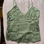 Ettitude women's XS moss/olive sateen bamboo lyocell camisole adjustable straps Green Photo 0