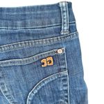 Joe's Women's Blue Honey Mid Rise Medium Wash Cut Off Denim Jean Shorts Size 29 Photo 2
