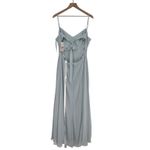 After Six  Tie-Back Cutout Maxi Dress With Front Slit In Mist Size 14 Photo 11
