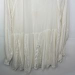 American Eagle  White Pattern Lace detail top size Medium Boho Photo 11