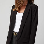 White House | Black Market The Relaxed Blazer In Black Size 12 Workwear Career Photo 0