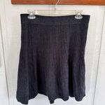 CAbi Women’s Elegant Charcoal Grey Stretchy Sweater Skirt Photo 0