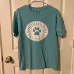 Comfort Colors Southern Paws NOLA Teal Shirt Photo 0