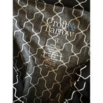 Croft & Barrow 1X Black White Geometric Zip Front Blouse – NWOT Photo 3