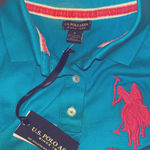 U.S. Polo Assn. NWT Teal Polo Shirt🩵 Photo 2