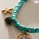 Free People NWT  Sky Charm Green Bandana Necklace Photo 2