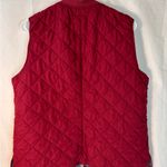 Gap Quilted Vest Very Berry front snap closure chambray weave interior Size XL Photo 3