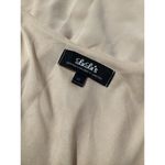 Lulus  Beige Long Sleeve Slit Shift Mini Dress V-Neck Pullover M Photo 6