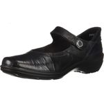 Women's 7 7.5 38 Romika Cassie Mary Jane Shoes Comfort Black Leather Academia Photo 3