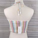 l*space Blue Skies Top (Amalfi Coast) Stripe w Metallic Threading Halter-S Photo 1
