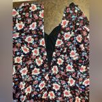 Forever 21  Plus Sheer Long Sleeve Floral Mini Dress - size 2XL Photo 6