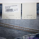AGOLDE NEW  Riley High Rise Cropped Straight Fit‎ Jeans in Emulsion wash, 31 Photo 8