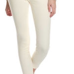 MOTHER High Waisted Looker Ankle Jeans Second Chance Antique White Sz 27 Skinny Photo 0