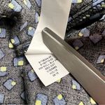 Gap NWT Large Popover Blouse Rayon -Navy Geometric Dot V-Neck Blouse Photo 8