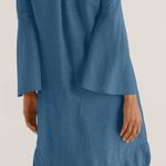 Soft Surroundings Milano 100% Linen Bell Sleeve Dress ~ Size Medium 💚🍄 Photo 1