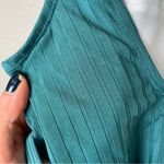 Teal Ribbed Belted Swimsuit Size XL Green Photo 6