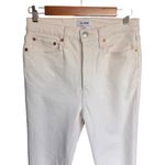 RE/DONE  - 90s High Rise Ankle Crop Jeans Vintage White Sz 28 Photo 2