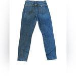 ZARA 7 for all mankind Women's Skinny Jeans‎ Blue Yellow Stripe Size 8 High Waist Photo 8