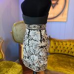 Sue Wong Vintage Y2K Nocturne Bead and Ribbon Strapless Cocktail Dress Size 4 Photo 5