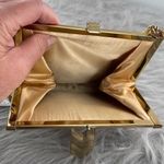 Faux leather vintage glam gold art deco shoulder bag Photo 6