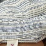 Athleta  Striped Button Down Shirt Size Medium Photo 4