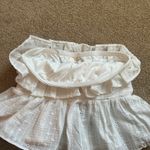 TJ Maxx White crop top with ruffles for summer Photo 1