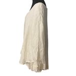 Soft Surroundings 3X White Linen Tunic Top Flowy A-Line Lagenlook Boho Oversized Photo 4