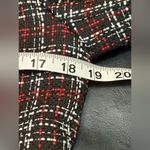 Kasper  women's collarless tweed blazer with a plaid pattern size 6 Photo 10
