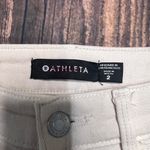 Athleta Women's Size 2 Beige Straight Leg Ankle Jeans Casual Photo 1