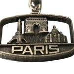 Vintage Mirel PARIS Keychain Made in France Silver Metal Photo 6