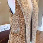 Love Tree Jacket Vest Frosted Gold Boutique Womens Small New Photo 2