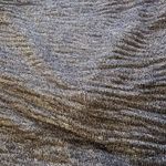 Tildon Ripple Textured Gray / Silver Semi Sheer Tank Top Black Trim Deep V XS Photo 9