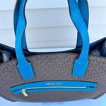 Michael Kors Kenly Tote Purse Large Bag MK Signature Photo 6