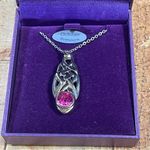 NEW Heritage Jewelry Silver Necklace October Birthstone Tourmaline Gift Birthday Photo 1