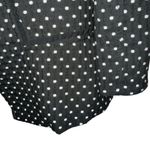 White House | Black Market Black With White Polka Dots Ruffle Piping Jacket EUC 6 Photo 5