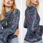 Free People  | L’Amour Velour Sequin Bell Sleeve Top SP Photo 11
