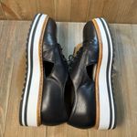 White Mountain Summit x  Leather Oxford Brody Black Platform‎ Loafer sz 39 Photo 3