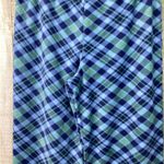 B Sleepwear Sz Small Plaid Fleece Blue Sleep Pants Stretch Drawstring Wa… Photo 5