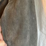 Topshop  Suede Leather Zip Up Belted Moto Biker Jacket Photo 7